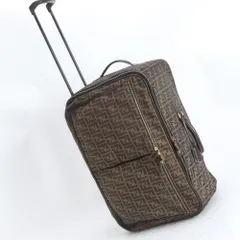 美品 フェンディ ズッカ FF レザー 2WAY スーツケース キャリーケース バッグ 出張 旅行 ボストン メンズ レディース RWM DN45-1【中古】のサムネイル