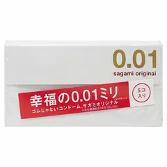001 コンドーム 薄型 ポリウレタン製 0.01ミリ 5個入のサムネイル