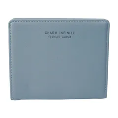 プレゼント ギフト ミニ財布 ミニウォレット おしゃれ かわいい パステル カード入れ （ブルー） 財布 コンパクト 小さめ ウォレット 軽量 スリム PR-WALLET10-BL 二つ折り レディース 折りたたみ財布 薄型 prendre