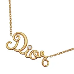 M Christian Dior オム　ネックレス　ダイヤモンド　ゴールド Christian Dior クリスチャンディオール Dioramour ディオールアムール