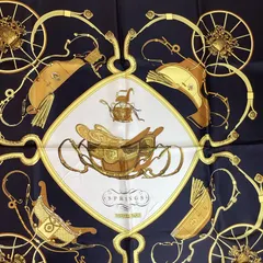 エルメス　HERMES スプリングス　SPRINGS カレ90  シルクスカーフ    …e.s
