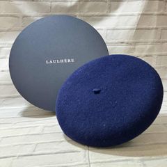 未使用 LAULHERE カンパン サイズ 57 ベレー帽 ネイビー ウール 未使用 LAULHERE カンパン サイズ 57 ベレー帽 ネイビー ウール - メルカリ