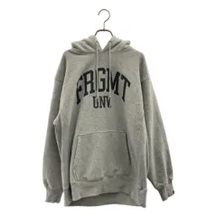 FRAGMENT DESIGN / フラグメントデザイン | UNV SWEAT HOODIE E ユニバーシティ プリント スウェット プルオーバーパーカー | L | グレー | メンズ