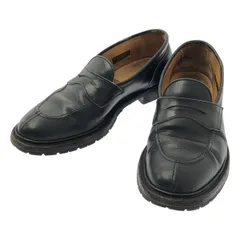 MAKERS / メイカーズメーカーズ | Vチップ レザー ローファー | 7½ | ダークネイビー系 | メンズ