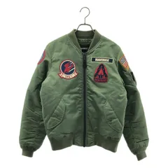【美品】  AVIREX / アヴィレックス | MA-1 COMMERCIAL TOP GUN MAVERICK / トップガン マーヴェリック ボンバージャケット ブルゾン | F | カーキ | レディース