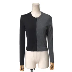 ■美品■FENDI フェンディ ニット サイズ36 カーディガン カシミヤ混 バイカラー ブランド古着【中古】20260225/RA7950