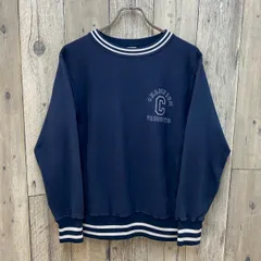 OLD Champion CHAMPION PRODUCTS 90s チャンピオン GOLDWIN ゴールドウイン 日本製 ネイビー リンガーネック RW型 REVERSE WEAVE リバースウィーブ スウェット スエット トレーナー メンズ S サイズ