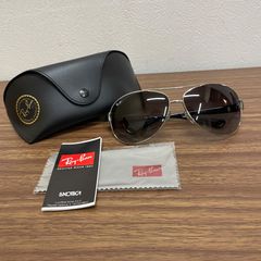 Ray-Ban レイバン サングラス 度なし RB3612D 砂打ち ケース付き 