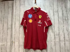 PUMA プーマ 半袖ポロシャツ 763944-01 レッド サイズXL 