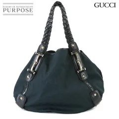 新品同様 グッチ GUCCI ホースビット トート バッグ GGキャンバス レザー ブラック 137621 ゴールド 金具 Horsebit Tote Bag 90314128