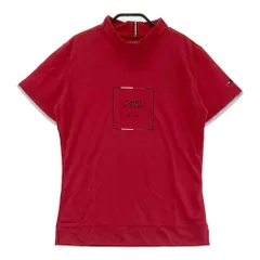 サイズ：L TOMMY HILFIGER GOLF トミー ヒルフィガーゴルフ  モックネック半袖Tシャツ  レッド系 [240101610106] ゴルフウェア レディース ストスト