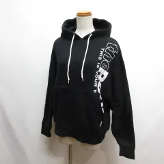 ロデオクラウンズ Rodeo Crowns ラインロゴ ビッグ パーカー FREE 黒 ブラック スウェット フーディー