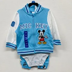 M925-47570 ミッキーマウス ベビー服/ジャケット/ロンパース/パンツ US/12M 70〜80cm
