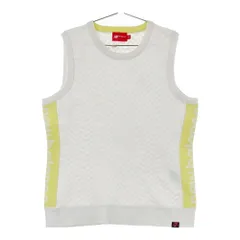 サイズ：1 NEW BALANCE GOLF ニューバランス  バイカラー ニットベスト  ホワイト系 [240101635850] ゴルフウェア レディース ストスト