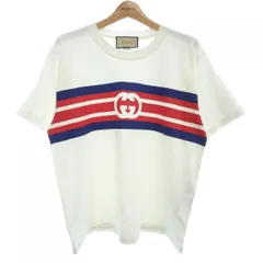 グッチ GUCCI インターロッキングGストライプ プリント 616036 XJDAG Tシャツ