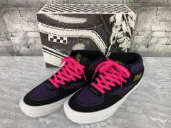 箱付き VANS バンズ SKATE HALF CAB BLACK PURPLE スニーカー サイズ 27.0cm ブラック パープル