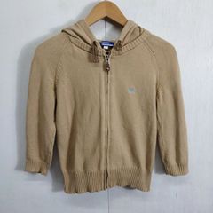 BURBERRY BLUE LABEL バーバリー ブルーレーベル ジップアップ ニット