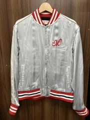 M  A  S  U/ マス/ ブルゾン/ シルバー/ 刺繍有/ サイズ42