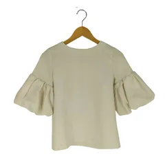 ユーズドフルギ USED古着 {{OBLI}} ボリュームスリーブ キルティング ブラウス レディース 表記無 