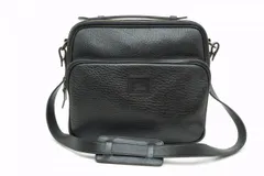 バーバリー ヴィンテージ 2way ミニ ブリーフケース ショルダー ハンドバッグ ビジネス Unisex レザー 黒 ブラック Burberrys 5125h