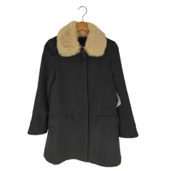 ミッシュマッシュ MISCH MASCH ラビットファー ウール混 ステンカラーコート レディース import：M のサムネイル