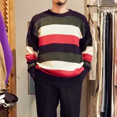 90’s GAP Wide Border Cotton Knit Sweater M オールドギャップ ワイドボーダー コットンニットセーター