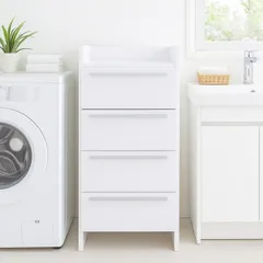 ♪ランドリーチェスト ［幅45cm］　　　　ランドリー 洗濯 タオル リネン 洗面 脱衣所のサムネイル