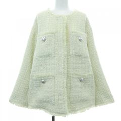 美品 Arpege story アルページュストーリー フェイクレザーブルゾン