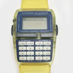 [電池切れ(ジャンク)] カシオ × ヒステリックグラマー データバンク 腕時計 DBC-63 CASIO × HYSTERIC GLAMOUR