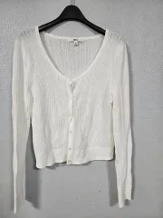 ユニクロ クロップド ニットカーディガン S
