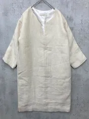 URBAN RESEARCH DOORS アーバンリサーチドアーズ リネン モヘア ワンピース sizeF/アイボリー ◆■ レディース
