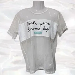 MC Sister　エムシーシスター　Tシャツ　ホワイト　レディース　メッシュ素材　半袖　ラウンドネック　160サイズのサムネイル