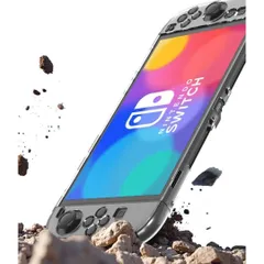 Switch2 対応 クリアケース Nintendo Switch 保護カバー 透明 ハードケース スタンド付き 傷防止 衝撃保護 本体ケース 周辺機器 アクセサリー 軽量 着脱簡単