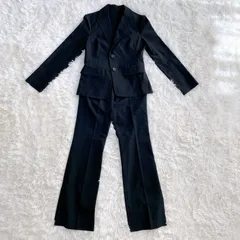 NOLLY'S ノーリーズ　パンツスーツ　セレモニー　ジャケット　フォーマル　卒入園　38 ブラック　セットアップ
