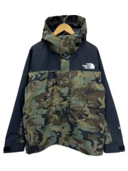 THE NORTH FACE (ザノースフェイス) ノベルティマウンテンライトジャケット パーカー カモ柄 迷彩 ナイロン NP62237 L グリーン系 メンズ/049