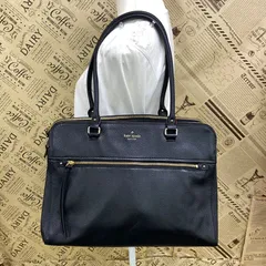 ケイトスペード ハンド トートバッグ A4 革 ブリーフケース ビジネス 黒 GB104