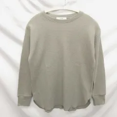 JOURNALSTANDARDrelume ジャーナルスタンダードレリューム TCワッフルオーバーサイズロングスリーブTシャツ グリーン系 F 〇□