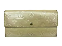 LOUIS VUITTON (ルイヴィトン) モノグラム ポルトフォイユ サラ ヴェルニ 長財布 M91382 イエロー系 ブランド/049