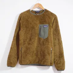 patagonia (XS) ロスガトスクルー ボアフリーストップス パタゴニア 茶系 25895FA19　K1-6