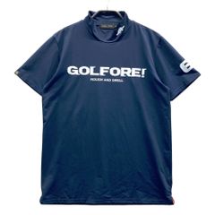 26G/FORE ブラック ショートスリーブモックネックシャツ - メルカリ