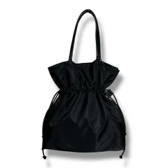 HAYNI へイニ ゴサレバッグ 巾着バッグ bag トートバッグ 鞄 カバン 2wayバッグ レディース ブラック ゴーゴー古着マルイ北千住店 24 No.K 1564