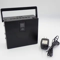 オーム電機 AudioComm ステレオCDラジオ RCD-R30N-K ブラック ジャンク品 電化製品#15652のサムネイル