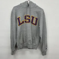 Y72 Champion スウェット パーカー XS グレー カレッジロゴ チャンピオン 古着卸 アメリカ仕入