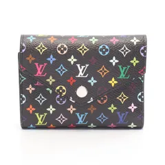 ルイ・ヴィトン LOUIS VUITTON 三つ折り財布 LV × TM ポルトフォイユ ヴィクトリーヌ M14163 ノワール PVCコーティングキャンバス LV×TM ポルトフォイユ・ヴィクトリーヌ