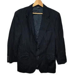 POLO RALPH LAUREN ポロラルフローレン 90年代/90’s ヴィンテージ Polo University Club テーラードジャケット ストライプ柄 アウター 長袖 オーバーサイズ ビッグシルエット USA製 ネイビー