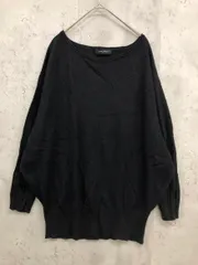 UNITED ARROWS ユナイテッドアローズ アンゴラ混 ラメ ニット セーター 黒 ■■ レディース