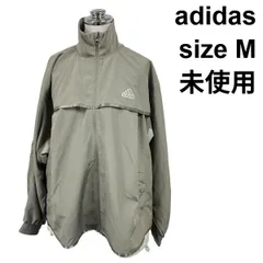 未使用 アディダス adidas ジャケット ワーディング ルーズフィット ウーブン シルバーペブル グレー ベージュ M レディース S6B459