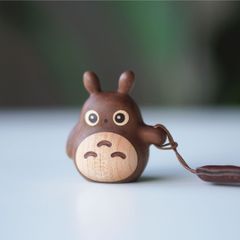 となりのトトロ 木製 置物 トトロ フィギュア かわいい 実木 車載