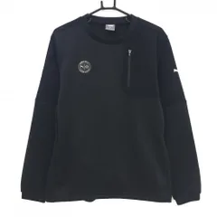 プーマゴルフ トレーナー 黒 異素材 3ポケット メンズ XXL ゴルフウェア PUMA