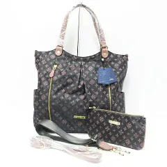 タグ付き 未使用 保管品 russet ラシット ロゴ トートバッグ ショルダーバッグ ミニショルダーポーチ ショルダーストラップ付 ダークグレー系 レディース LF001-08-0225④